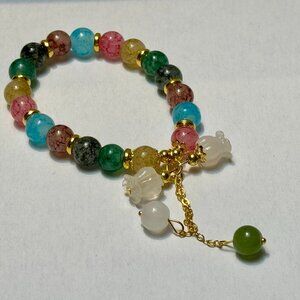 Beaded Colorful Stretchy Bracelet